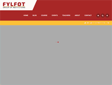 Tablet Screenshot of fylfotinstitute.com